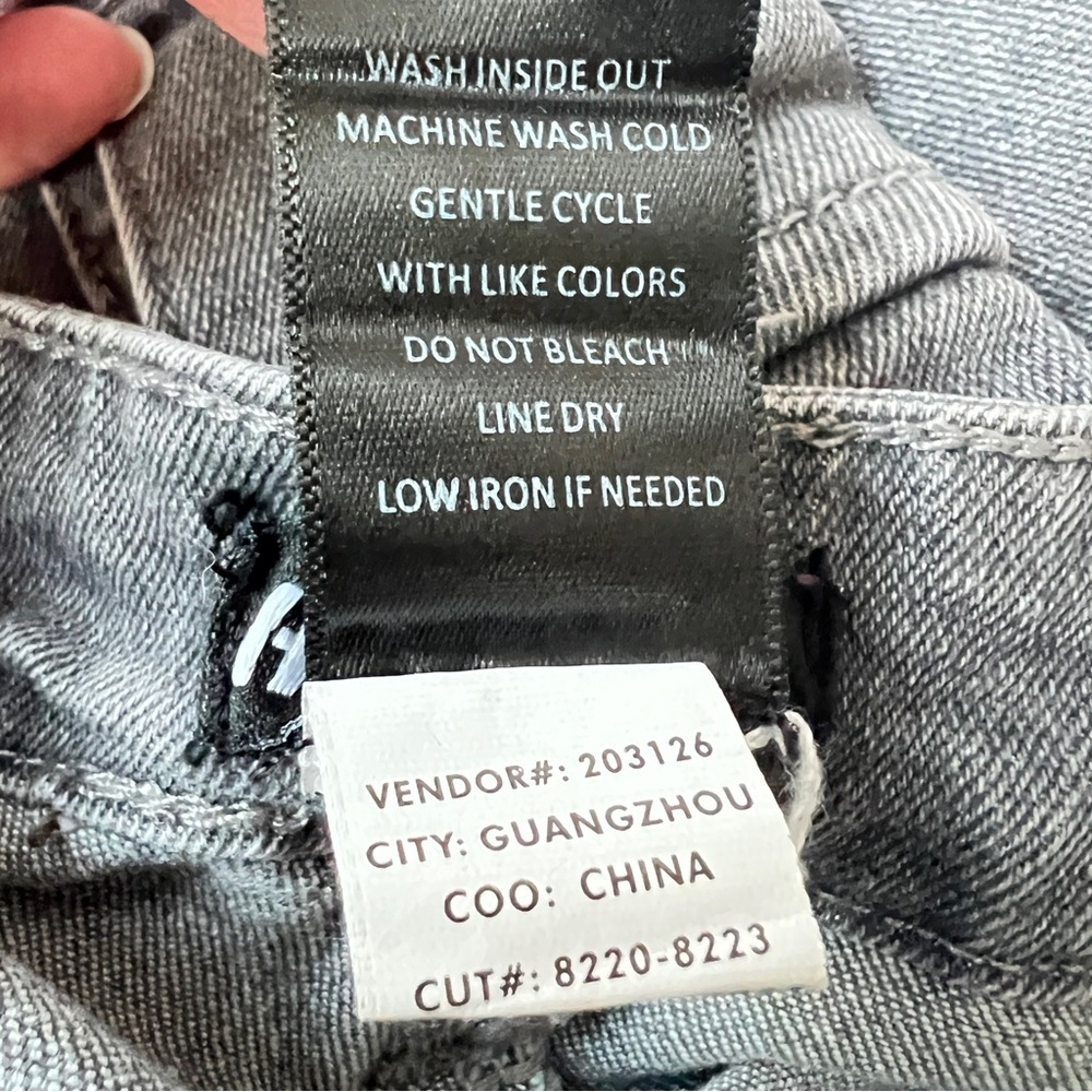 Hot Topic Gray Star Cargo Pants Womens 13 Grunge 90s Y2K Inspired High Rise - Picture 8 of 13